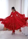 2DESIGNER MAL CHANDERI REAL MIRROR WITH HANDWORK GOWN BOTTOM WITH DUPATTA WEDDING WEAR WHOLESALE PRICE ETHNIC GARMENT (16)