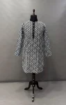 DESIGNER  SOFT SILK WHITE EMBROIDERY THREAD WITH MULTI SEQUENCE WORK MEN'S KURTA PAYJAMA BLACK