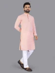 2FANCY COTTON CHIKANKARI EMBROIDERY WORK MEN’S KURTA PAYJAMA FESTIVE WEAR WHOLESALE PRICE ETHNIC GARMENT (17)