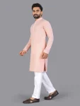 2FANCY COTTON CHIKANKARI EMBROIDERY WORK MEN’S KURTA PAYJAMA FESTIVE WEAR WHOLESALE PRICE ETHNIC GARMENT (17)