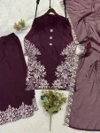 2FANCY CREPE SILK EMBROIDERY WORK TOP PALAZZO WITH DUPATTA FESTIVE WEAR WHOLESALE PRICE ETHNIC GARMENT (16)