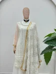 2FANCY GEORGETTE EMBROIDERY SEQUENCE ZARI WORK TOP SHARARA WITH DUPATTA FESTIVE WEAR WHOLESALE PRICE ETHNIC GARMENT (39)