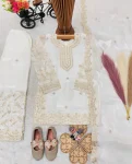 2FANCY GMYS SILK EMBROIDERY 3 MM SEQUENCE & CODING DORI WORK KID’S TOP PALAZZO WITH DUPATTA FESTIVE WEAR WHOLESALE PRICE ETHNIC GARMENT (4)