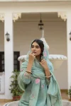 2FANCY JAPAN SATIN SEQUENCE CODING EMBROIDERY WORK TOP PATIYALA WITH DUPATTA FESTIVE WEAR WHOLESALE PRICE ETHNIC GARMENT (27)