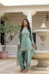 2FANCY JAPAN SATIN SEQUENCE CODING EMBROIDERY WORK TOP PATIYALA WITH DUPATTA FESTIVE WEAR WHOLESALE PRICE ETHNIC GARMENT (27)