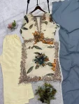 2FANCY MUSLIN EMBROIDERY LACE WORK TOP PALAZZO WITH DUPATTA FESTIVE WEAR WHOLESALE PRICE ETHNIC GARMENT (1)