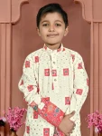 2FANCY RAYON CHIKANKARI WORK KID’S KURTA PAYJAMA FESTIVE WEAR WHOLESALE PRICE ETHNIC GARMENT (4)