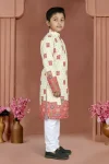 2FANCY RAYON CHIKANKARI WORK KID’S KURTA PAYJAMA FESTIVE WEAR WHOLESALE PRICE ETHNIC GARMENT (4)
