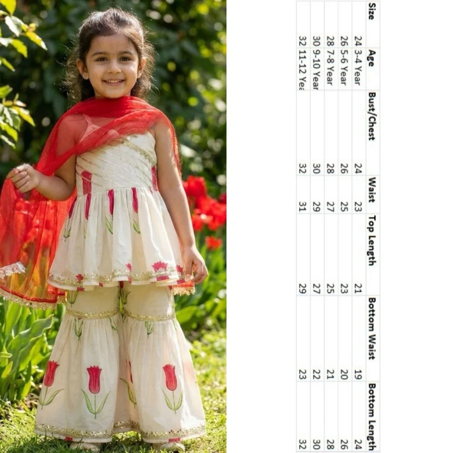 2LATEST RAYON DIGITAL PRINT WORK KID'S TOP BOTTOM WITH DUPATTA FESTIVAL WEAR WHOLESALE PRICE ETHNIC GARMENT (11)
