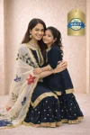 2MODERN GMY SILK EMBROIDERY SEQUENCE WORK MOTHER DAUGHTER SET FESTIVE WEAR WHOLESALE PRICE ETHNIC GARMENT (14)