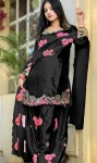 2MODERN JAPAN SATIN EMBROIDERY SEQUENCE WORK TOP PATIYALA WITH DUPATTA FESTIVE WEAR WHOLESALE PRICE ETHNIC GARMENT (19)