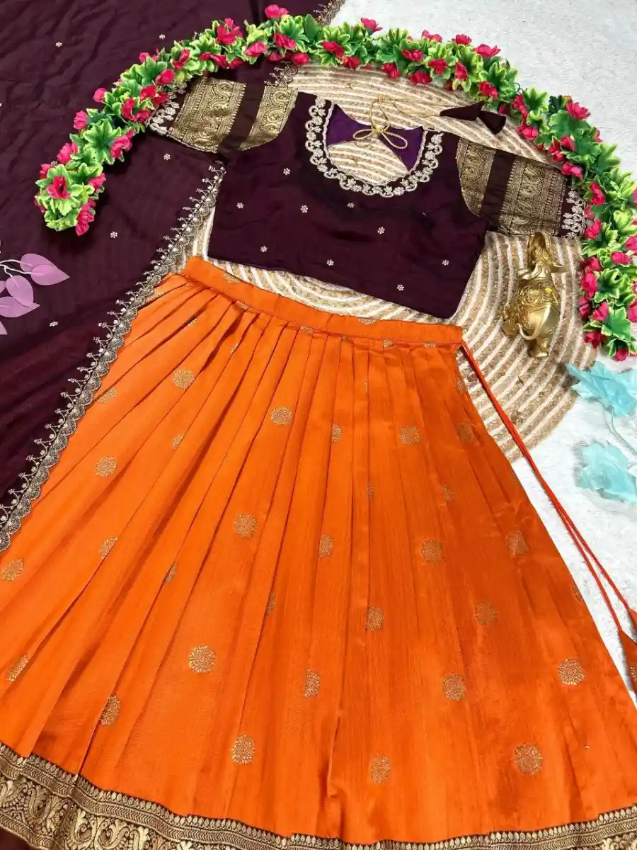 2MODERN RANGOLI SILK EMBROIDERY WORK LEHENGA CHOLI WITH DUPATTA WEDDING WEAR WHOLESALE PRICE ETHNIC GARMENT (3)