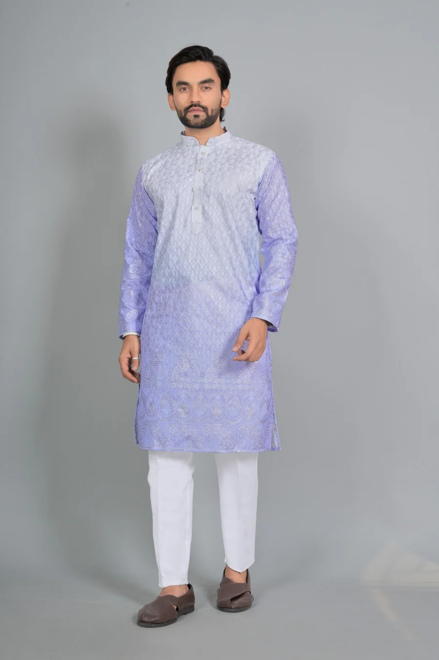 2MODERN RAYON DIGITAL PRINT WORK MEN'S KURTA PAYJAMA FESTIVE WEAR WHOLESALE PRICE ETHNIC GARMENT (10)