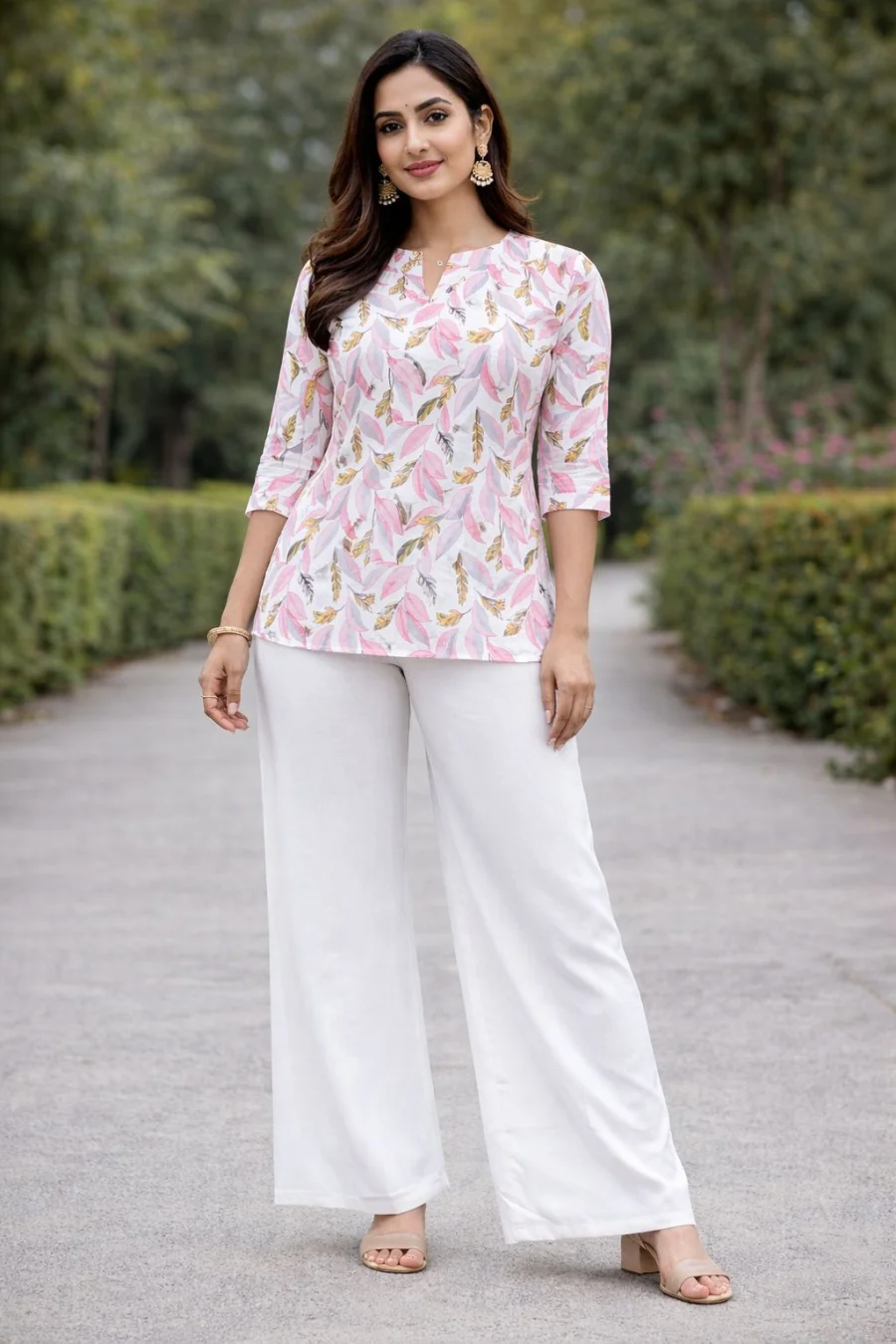 2NEW ARRIVAL RAYON DIGITAL PRINT WORK TOP PALAZZO SET DAILY WEAR WHOLESALE PRICE ETHNIC GARMENT (17)