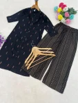 2NEW ARRIVAL RAYON FOIL WORK TOP PENT SET DAILY WEAR WHOLESALE PRICE ETHNIC GARMENT (8)
