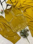 2RICH LOOK CHINON SEQUENCE EMBROIDERY WORK TOP PATIYALA WITH DUPATTA FESTIVE WEAR WHOLESALE PRICE ETHNIC GARMENT (9)