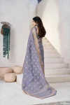 2RICH LOOK LINEN COTTON SILK GOLD ZARI AND SELF DESIGN WORK SAREE WITH UNSTITCHED BLOUSE FESTIVE WEAR WHOLESALE PRICE ETHNIC GARMENT (22)