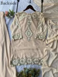 2TRENDING GEORGETTE SEQUENCE EMBROIDERY WORK MOTHER DAUGHTER SET FESTIVE WEAR WHOLESALE PRICE ETHNIC GARMENT (22)