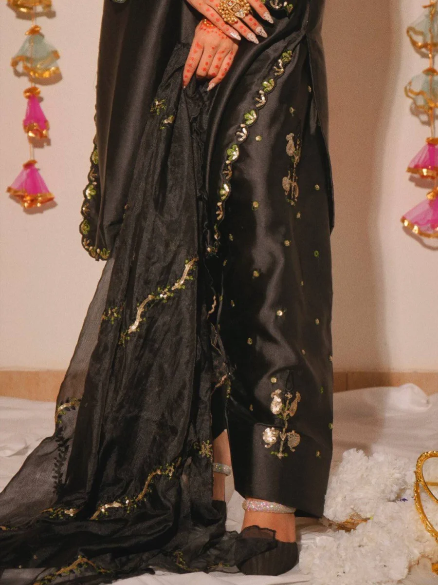 2TRENDING JAPAN SATIN EMBROIDERY SEQUENCE WORK TOP PATIYALA WITH DUPATTA FESTIVE WEAR WHOLESALE PRICE ETHNIC GARMENT (33)