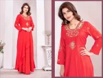 2TRENDING MUSLIN EMBROIDERY WOEK GOWN FESTIVE WEAR WHOLESALE PRICE ETHNIC GARMENT (9)
