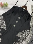 3FANCY CREPE SILK EMBROIDERY WORK TOP PALAZZO WITH DUPATTA FESTIVE WEAR WHOLESALE PRICE ETHNIC GARMENT (23)