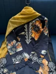 3FANCY MUSLIN EMBROIDERY LACE WORK TOP PALAZZO WITH DUPATTA FESTIVE WEAR WHOLESALE PRICE ETHNIC GARMENT (23)