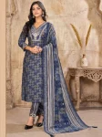 3FANCY RAYON DIGITAL PRINT WORK TOP BOTTOM WITH DUPATTA FESTIVE WEAR WHOLESALE PRICE ETHNIC GARMENT (11)