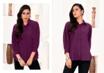 MODERN RINKAL COTTON PLAIN TOP PURPLE