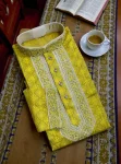 3MODERN SILK EMBROIDERY WORK MEN’S KURTA PAYJAMA WEDDING WEAR WHOLESALE PRICE ETHNIC GARMENT (17)