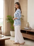 3NEW ARRIVAL RAYON DIGITAL PRINT WORK TOP PALAZZO SET DAILY WEAR WHOLESALE PRICE ETHNIC GARMENT (22)
