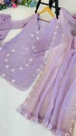 3RICH LOOK CRUNCHY SILK THREAD & SEQUENCE WORK TOP PALAZZO WITH DUPATTA FESTIVE WEAR WHOLESALE PRICE ETHNIC GARMENT (23)