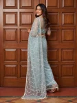 3RICH LOOK NET BEADS ,SEQUENCE, PEARLS EMBROIDERY WORK SAREE WITH UNSTITCHED BLOUSE PARTY WEAR WHOLESALE PRICE ETHNIC GARMENT (18)
