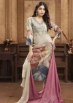 TRENDING CHANDERI HANDWORK TOP BOTTOM WITH DUPATTA PINK