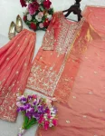 4DESIGNER GMY SILK EMBROIDERY 5 MM SEQUENCE WORK TOP PALAZZO WITH DUPATTA FESTIVE WEAR WHOLESALE PRICE ETHNIC GARMENT (13)