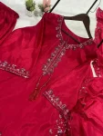 4RICH LOOK CHINON SEQUENCE EMBROIDERY WORK TOP PATIYALA WITH DUPATTA FESTIVE WEAR WHOLESALE PRICE ETHNIC GARMENT (25)