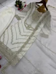 4RICH LOOK FENDY SILK EMBROIDERY SEQUENCE WORK TOP PALAZZO WITH DUPATTA WEDDING WEAR WHOLESALE PRICE ETHNIC GARMENT (18)