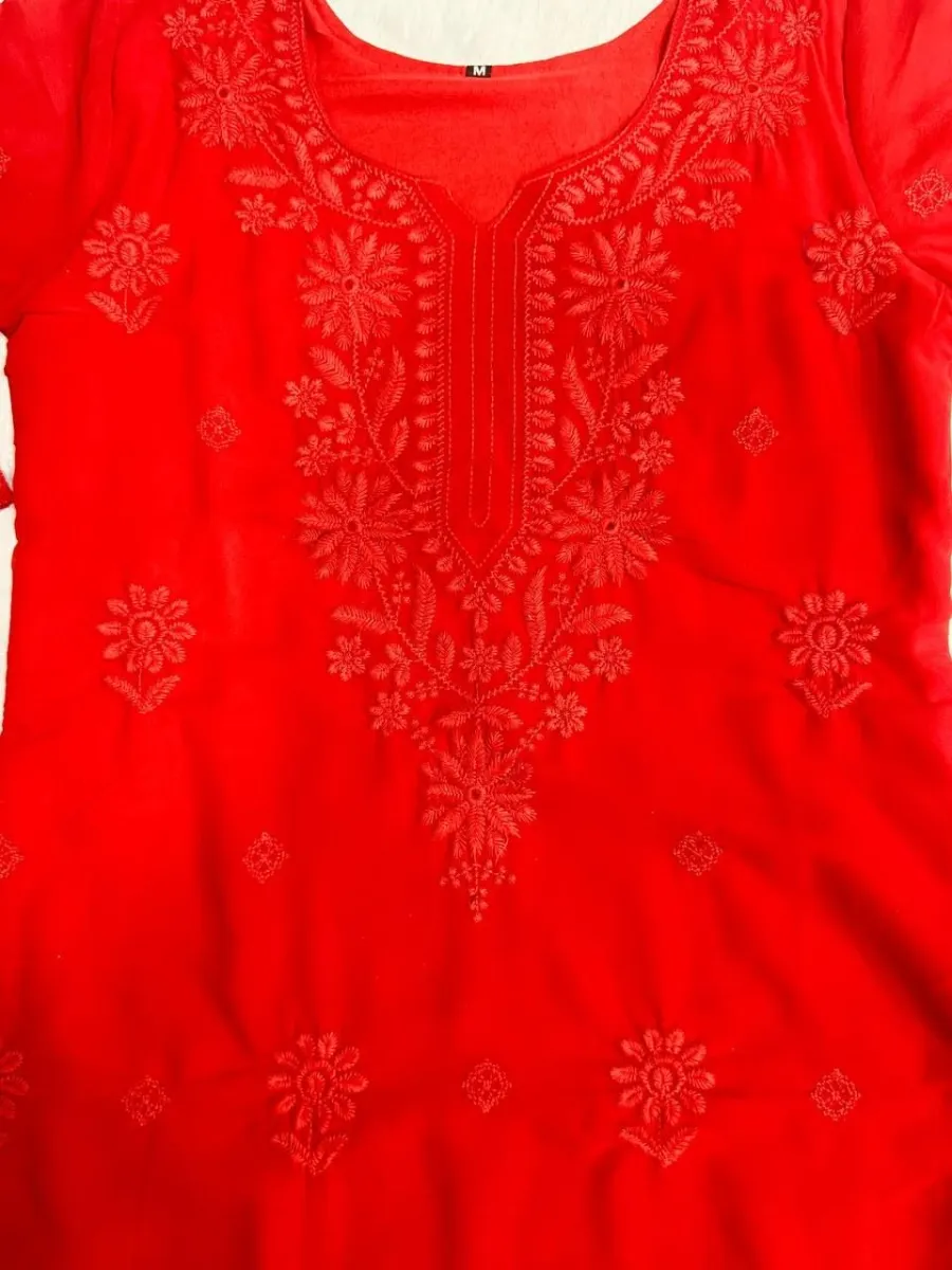4RICH LOOK GEORGETTE MULTI WORK TOP BOTTOM WITH DUPATTA SET FESTIVE WEAR WHOLESALE PRICE ETHNIC GARMENT (6)