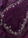 4TRENDING FENDY SATIN KHATLI CUT DANA HANDWORK WITH ARC BORDER WORK SAREE WITH UNSTITCHED BLOUSE PARTY WEAR WHOLESALE PRICE ETHNIC GARMENT (11)