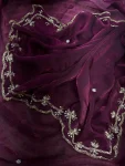 4TRENDING FENDY SATIN KHATLI CUT DANA HANDWORK WITH ARC BORDER WORK SAREE WITH UNSTITCHED BLOUSE PARTY WEAR WHOLESALE PRICE ETHNIC GARMENT (11)
