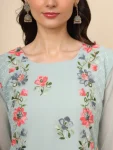 5RICH LOOK GEORGETTE LUCKNOWI CHIKANKARI WORK ONLY KURTI FESTIVE WEAR WHOLESALE PRICE ETHNIC GARMENT (14)