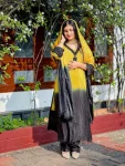 7FANCY FRENCH CREPE SILK EMBROIDERY BEADS WORK TOP BOTTOM WITH DUPATTA FESTIVE WEAR WHOLESALE PRICE ETHNIC GARMENT (36)