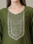 7FANCY RAYON EMBROIDERY WORK ONLY KURTI FESTIVE WEAR WHOLESALE PRICE ETHNIC GARMENT (20)