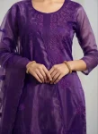 7MODERN TWILL COTTON EMBROIDERY WORK TOP BOTTOM WITH DUPATTA FESTIVE WEAR WHOLESALE PRICE ETHNIC GARMENT (2)