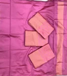ATTRACTIVE LICHI SILK JACQUARD WORK SAREE WITH UNSTITCHED BLOUSE FESTIVE WEAR WHOLESALE PRICE ETHNIC GARMENT (1)