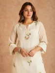 CLASSIC COTTON SILK MULTI NEEDLE WORK EMBROIDERY WITH FANCY BORDER WORK TOP PATIYALA WITH DUPATTA FESTIVE WEAR WHOLESALE PRICE ETHNIC GARMENT (2)