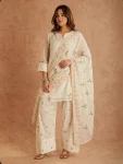 CLASSIC COTTON SILK MULTI NEEDLE WORK EMBROIDERY WITH FANCY BORDER WORK TOP PATIYALA WITH DUPATTA FESTIVE WEAR WHOLESALE PRICE ETHNIC GARMENT (2)