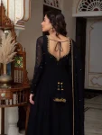 DESIGNER BLOOMING ZARI THREAD EMBROIDERED WORK GOWN BOTTOM WITH DUPATTA FESTIVE WEAR WHOLESALE PRICE ETHNIC GARMENT (3)