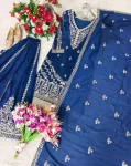 DESIGNER CP VICHITRA SILK EMBROIDERY 5 MM SEQUENCES WORK TOP PALAZZO WITH DUPATTA FESTIVE WEAR WHOLESALE PRICE ETHNIC GARMENT (4)