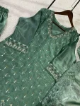 DESIGNER FENDY BEADS WITH SEQUENCE EMBROIDERY & CUT WORK TOP PALAZZO WITH DUPATTA FESTIVE WEAR WHOLESALE PRICE ETHNIC GARMENT (1)