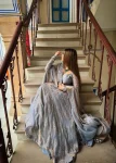 DESIGNER FENDY SILK BEADS HAND WORK WITH EMBROIDERY WORK GOWN PALAZZO WITH DUPATTA FESTIVE WEAR WHOLESALE PRICE ETHNIC GARMENT (1)